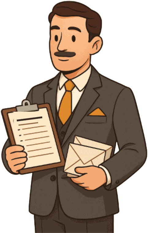 Alfred, especialista de convidados do Casei Fácil